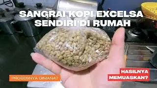 DIY sangrai Kopi Excelsa Mesin roasting Coffee Roaster Machine #coffeeroasting #coffee #kopihitam 