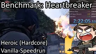 Division 2 Loadout-Benchmark: Heartbreaker in Heroic Vanilla-Speedrun