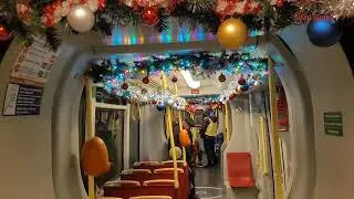 Oradea: inside the Siemens ULF-A1 tram nr. 59 (OTL), route 4