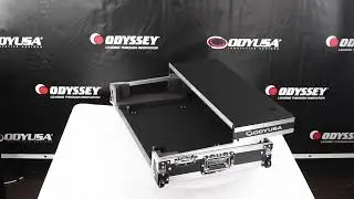 RANE FOUR 1U Flight Case with Glide Style Laptop Platform and Wheels (FZGSRANE4W1)