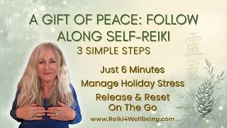 Holiday Stress Relief: 3 Simple Reiki Hand Placements (Follow Along)✨