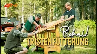 Gedeckter Tisch - Bau einer Rehwild-Tristenfütterung - TEIL 1