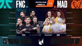 Fnatic vs MAD Lions ► LEC W9.D1.G5 ► Spring ► FNC vs MAD