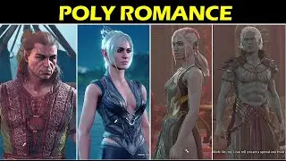 Shadowheart Halsin Poly 5some Romance with Drow Twins | Baldur's Gate 3 (BG3)