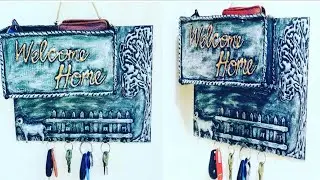 Beautiful key stand ideas || best useful craft making at home