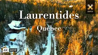 Quebec Winter Wonderland: Laurentides & Val-David | DJI Mini 3 Pro