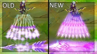All Ashe Skins OLD and NEW Visual Effects (VFX) Update 2019 - League of Legends