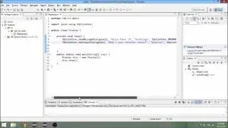 Java Tutorial | How to make & use dialog boxes!