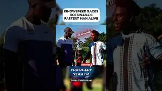 iShowSpeed raced Botswana&rsquo;s fastest man alive 🏃🔥