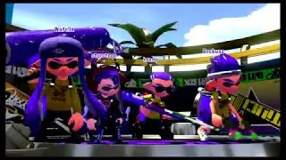 Splatoon 2: Wafella, Trav, styroteqe, and Dari-kun