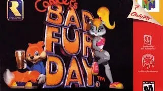 CONKER'S BAD FUR DAY (emulator ver) -Live Stream!! (Buzzed)