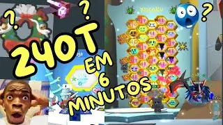 240 TRILHÕES de Pólen em 6 Minutos! FARM ABSURDO no Bee Swarm Simulator 😱 #roblox #beeswarmsimulator