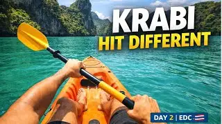 Kayaking in Krabi 🇹🇭 + Night Market Chaos | Road to EDC Thailand Vlog Day 2