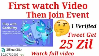 Zil Free Token| Twitter Compaign| First Come First Serve Limited Time| Full Details