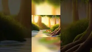 Animated Kids & Sleeping Fox: A Forest Dream Come True!