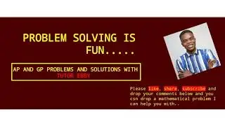 Word Problem question involving AP and GP. Sequence