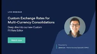Custom Exchange Rates for Multi-Currency Consolidations