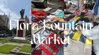 Flora Fountain Market Mumbai  | Branded Clothes Under ₹300  |Street Shopping Vlog By Mumbai Reviewer