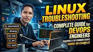 Linux Troubleshooting Complete Guide: journalctl, dmesg, top, ps and lsof with Hands-On Examples
