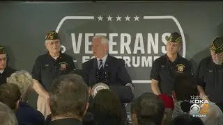 Vice President Mike Pence Talks To Veterans In Beaver Co.