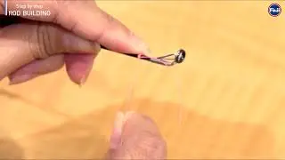 【A Rod Building Guide for Everyone】Step5 - How to wrap the tip-top guide? [Step by step RODBUILDING]