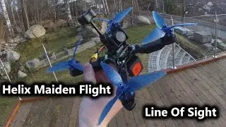 ImpulseRC Helix Maiden flight LOS