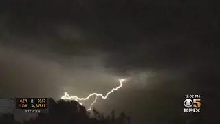 Bay Area Lightning Show Passes; Region Dodges a Bullet