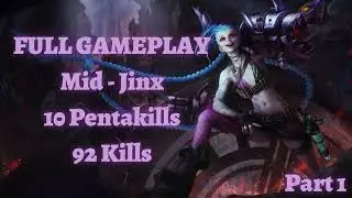 Jinx MID?! Gatling Gun & Rocket Mayhem in Arcane Season 2 Release! Part 1