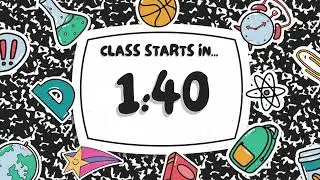 Class Starts In | 2 Minute Transition Timer for Teachers