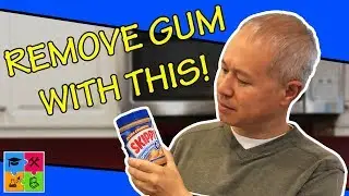 How to remove chewing gum from everything!