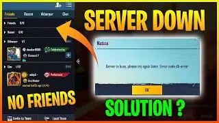 🥺 BGMI Server Is Busy Db Error Code Problem Solution ? BGMI Server Crash Problem - Khunkhaar Gaming