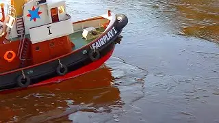 ICE BREAKING RC Harbour TUG Fairplay Hamburg