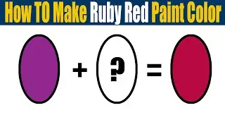 How To Make Ruby Red Paint Color - What Color Mixing To Make Ruby Red
