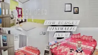 Room Make Over Low Budget || Minimalis || Part 1 || Kamar 3&times;3 || Indonesia