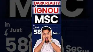 Dark Reality of IGNOU MSC #ignoumsc #ignoumscinformation #ignoumscprograme