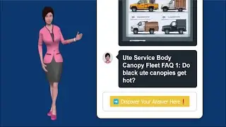 Ute Service Body Canopy Fleet FAQ 1: Do black ute canopies get hot❓ by UteCanopiesSupplier