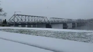 Scenes from snowstorm in downtown Harrisburg