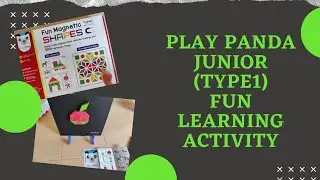 Play panda (junior type1) magnetic shapes l skill development l fun activities