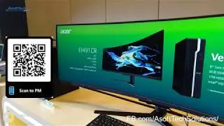 Acer Ultra-widescreen EI491CR 49 Curved FHD Monitor with AMD FreeSync&trade; 2