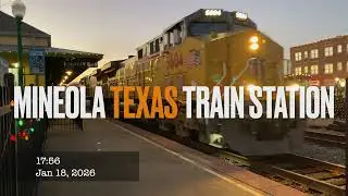 Mineola Texas Train Station Camera1 January 18, 2026 1756 AM 4K 30fps