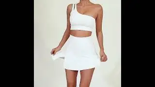 Yoga Active Jogging Tennis Nylon High Stretch Skirt Sets
