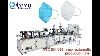 CE FFP2 FDA N95 Medical Mask Making Machine automatic Production Line