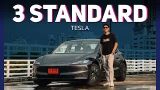 Real-world driving review! TESLA Model 3 Standard, priced at 1.149 million baht. Better driving t...
