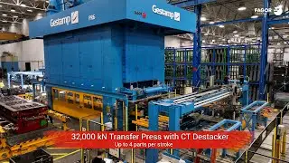 32000 transfer press with CT destacker