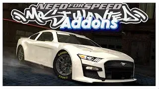 Ford Mustang GT NASCAR (2022) &bull; Addons Cars Gameplay &bull; NFS Most Wanted 2005 PC