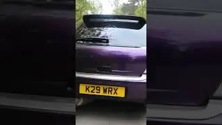 Subaru Impreza wrx 3inch japspeed car back exhaust noise.