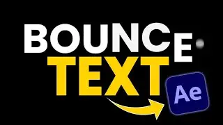 Text Bounce Animation Tutorial in After Effects | Motion Graphics | Text Animation Tutorial