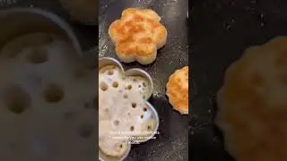 Making crumpets for the first time today. #crumpets