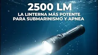 ￼ Ser&aacute; la linterna m&aacute;s potente para el buceo y la Pesca Submarina ? BLUDIVE