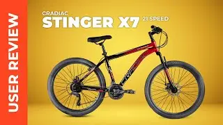Обзор Cradiac Stinger X7 21 Speed ​​| Лучшие велосипеды с трансмиссией в Индии | Самые продаваемы...
